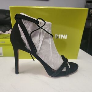 Gianni Bini Black Strappy Heels